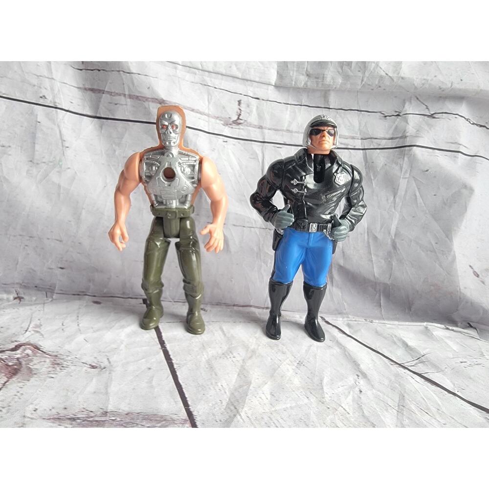 VINTAGE 1992 Kenner TERMINATOR 2 Action Figure Lot 2 Arnold Schwarzenegger